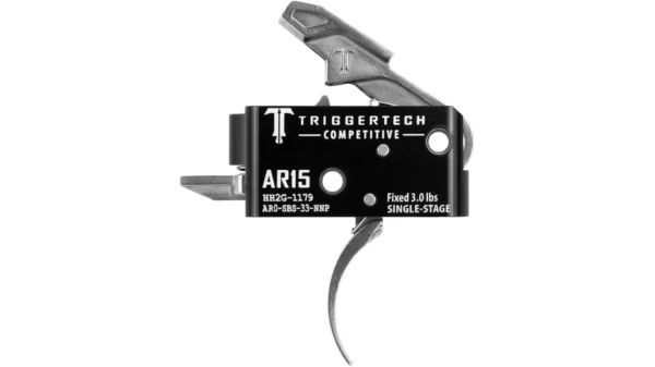 Triggertech AR15 Single-Stage Competitive Pro Curved Trigger
